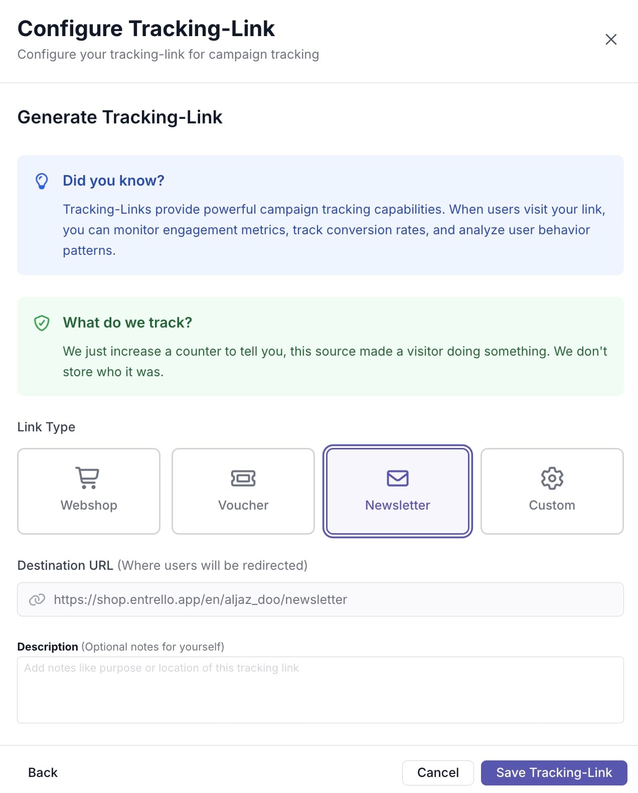 Vorgefertigte Szenarien von Qr-Codes in Entrello