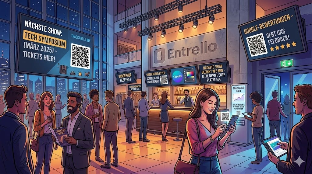 Das verborgene Entrello-Feature, das Venue-Screens in eine Marketing-Maschine verwandelt